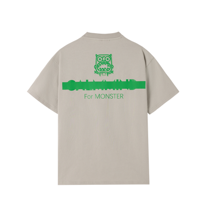 Little Monster Thick Plate Printed T-shirt