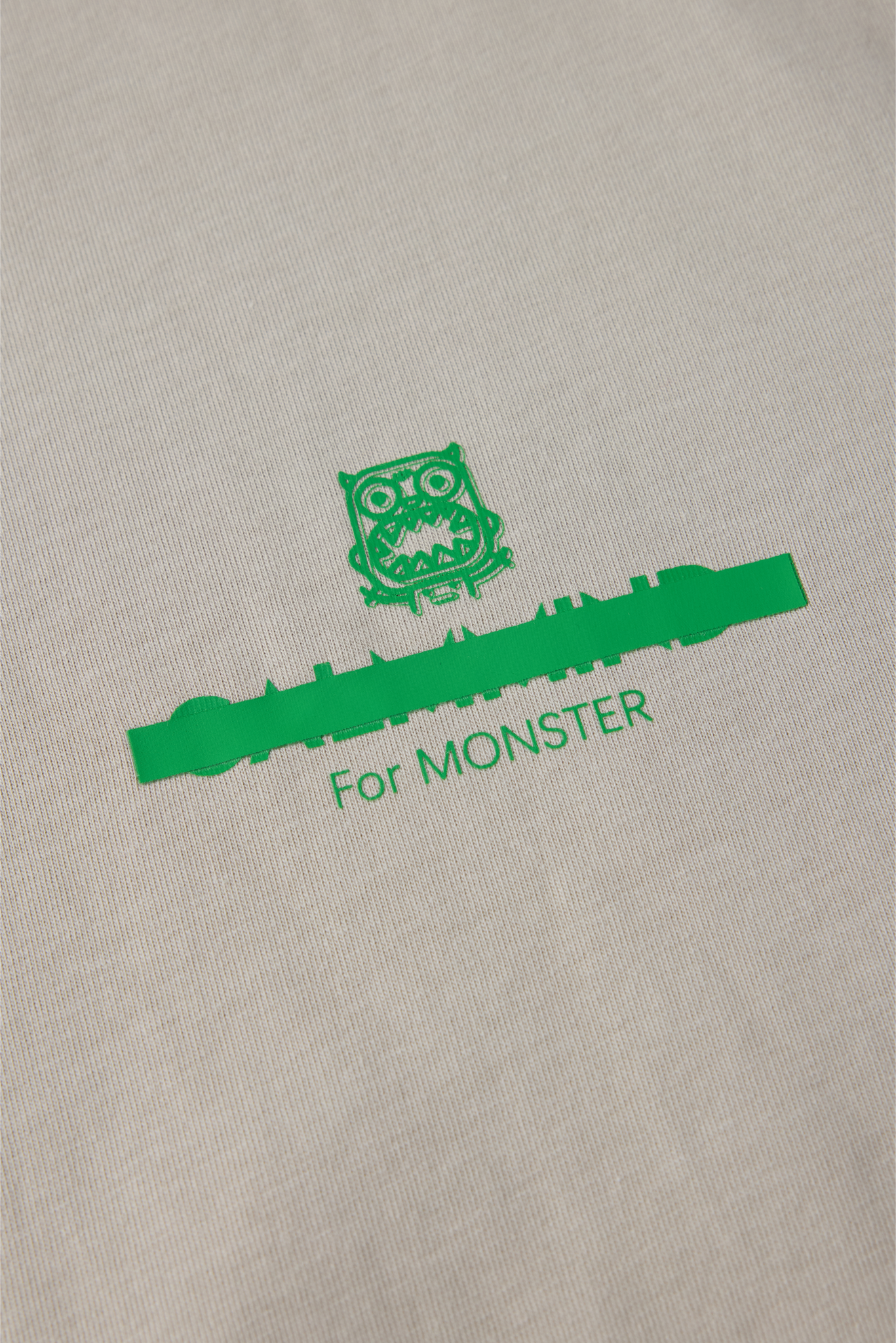 Little Monster Thick Plate Printed T-shirt