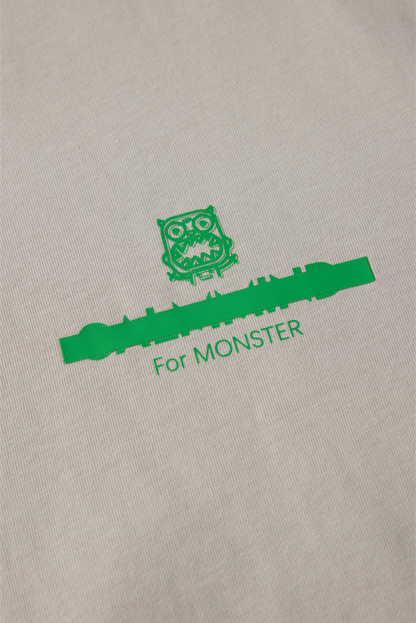 Little Monster Thick Plate Printed T-shirt