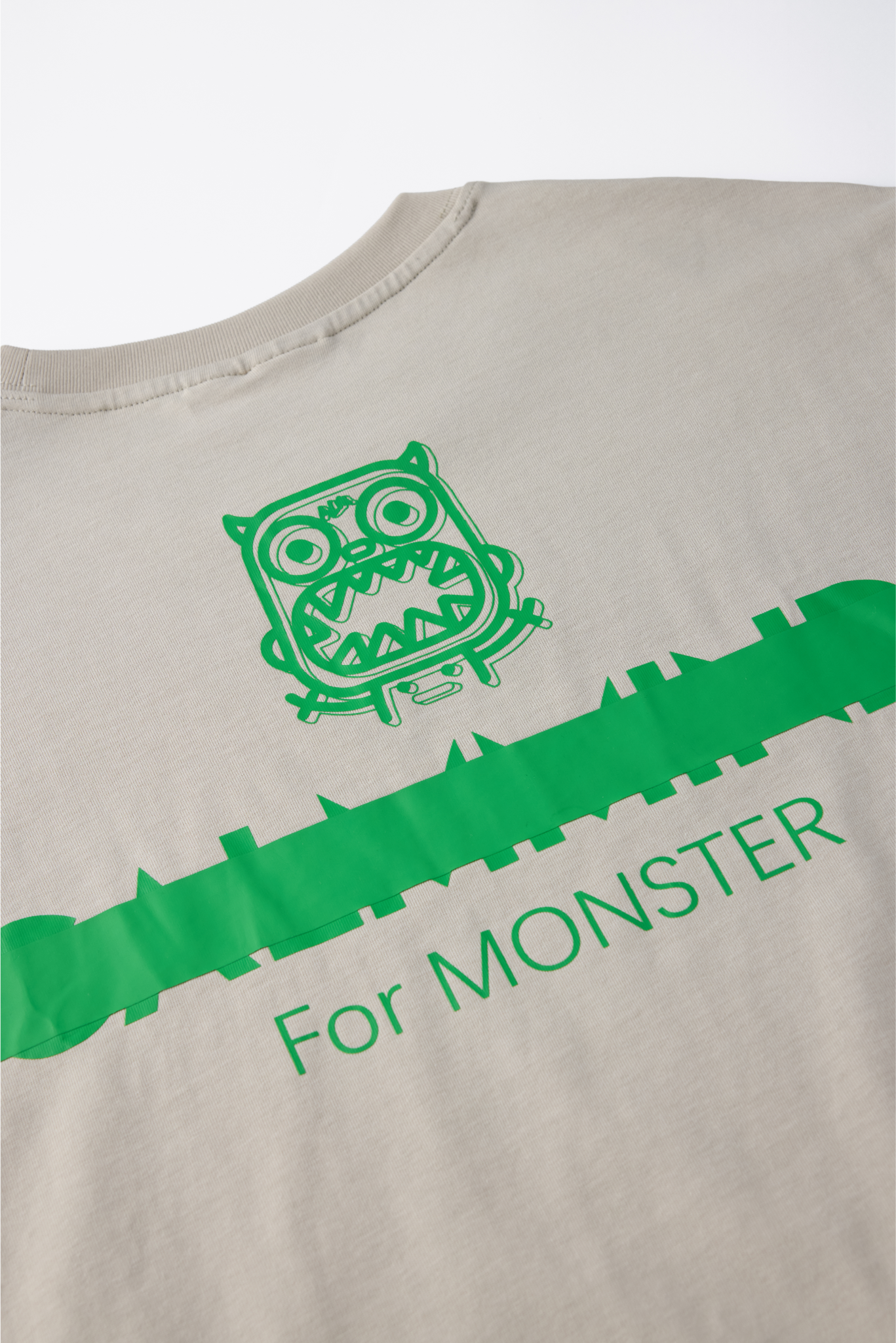 Little Monster Thick Plate Printed T-shirt