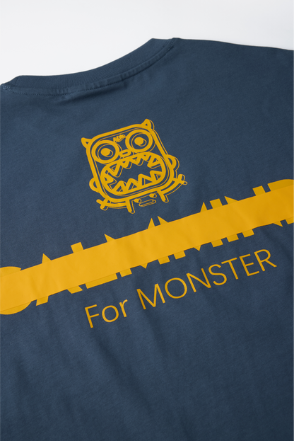 Little Monster Thick Plate Printed T-shirt