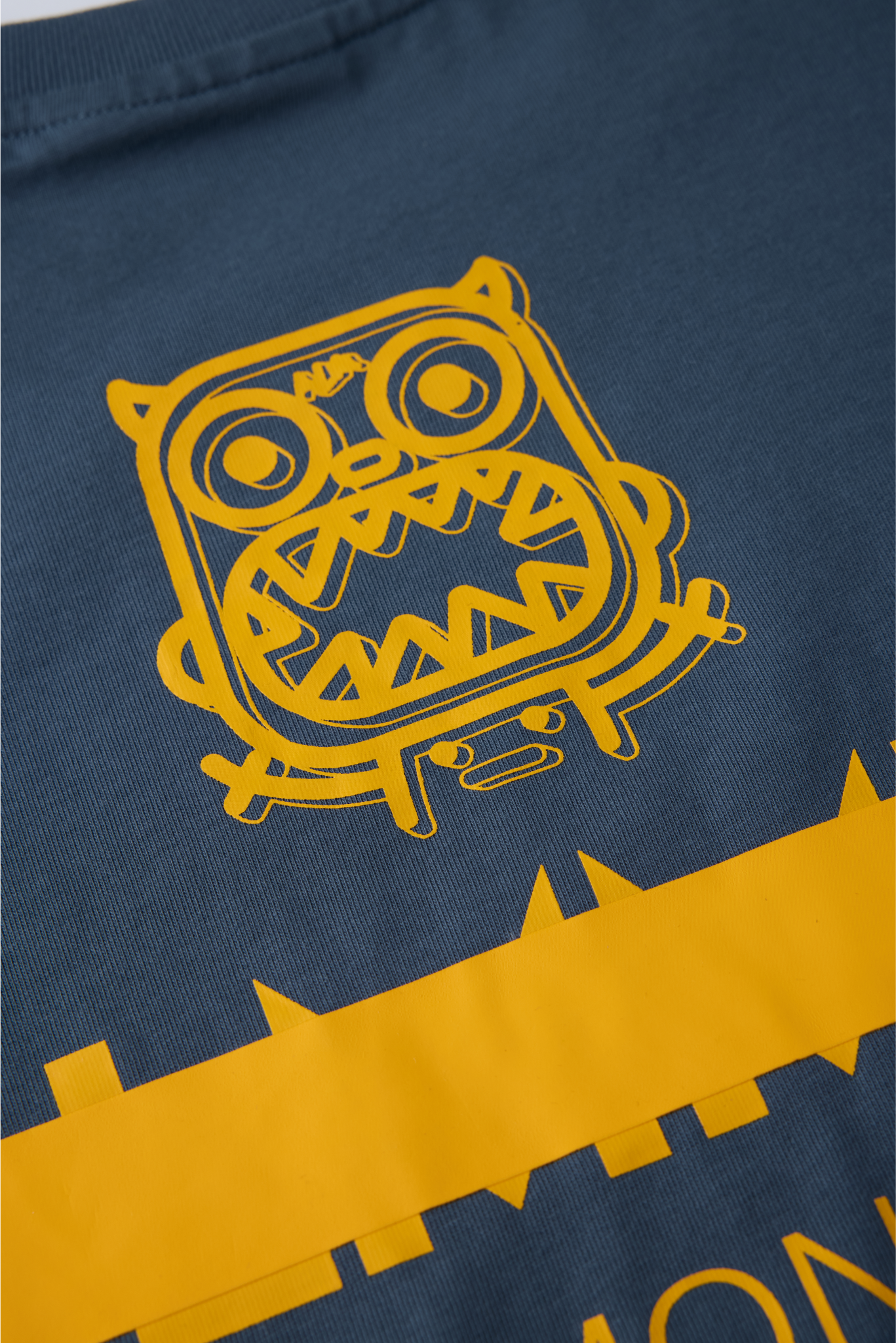 Little Monster Thick Plate Printed T-shirt