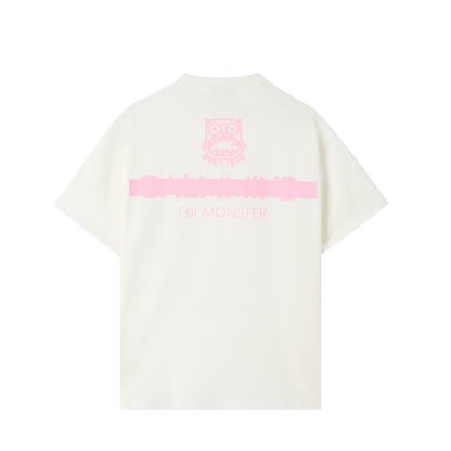 Little Monster Thick Plate Printed T-shirt