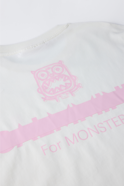 Little Monster Thick Plate Printed T-shirt