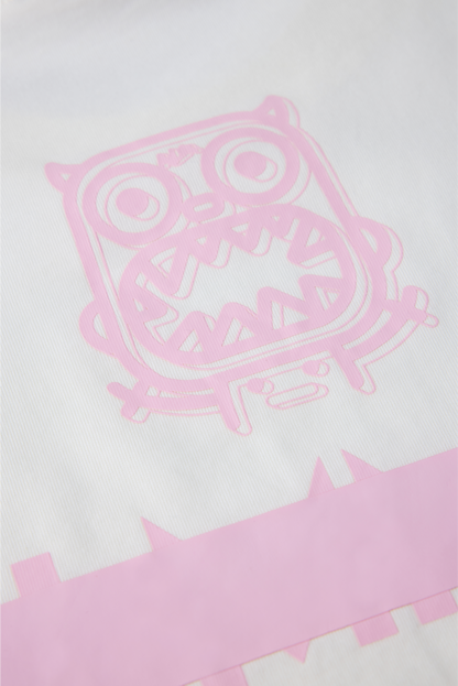 Little Monster Thick Plate Printed T-shirt