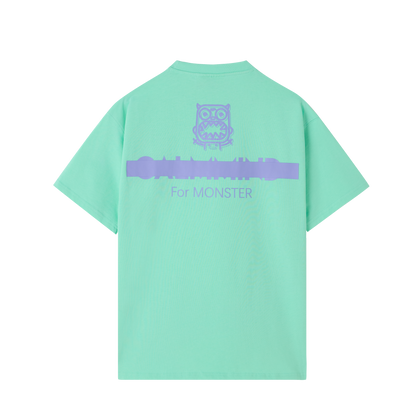 Little Monster Thick Plate Printed T-shirt