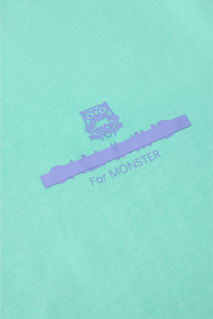 Little Monster Thick Plate Printed T-shirt