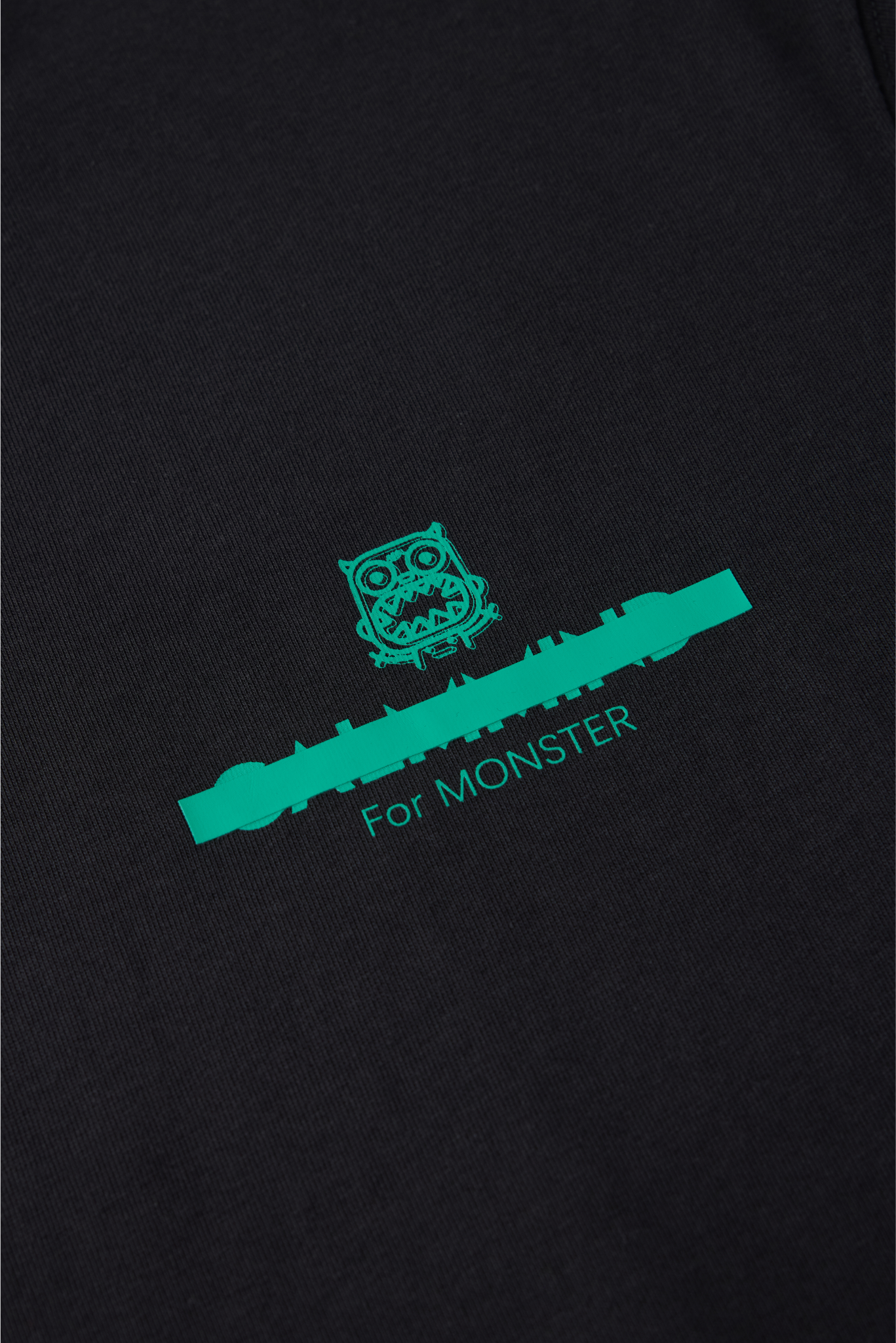 Little Monster Thick Plate Printed T-shirt