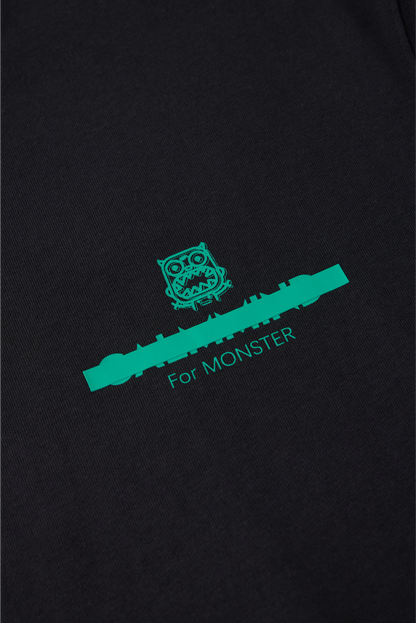 Little Monster Thick Plate Printed T-shirt