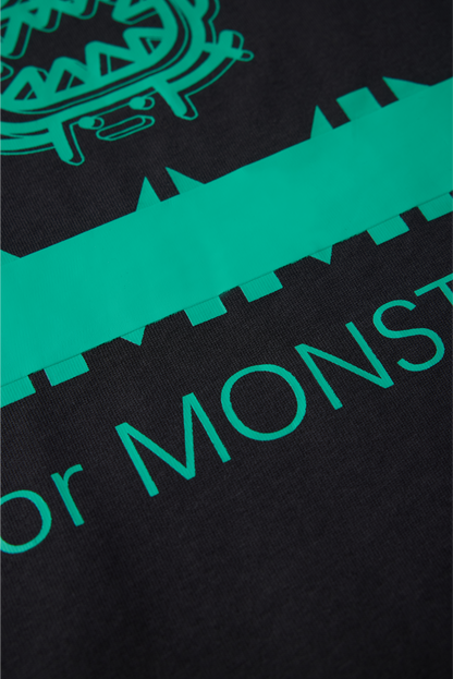 Little Monster Thick Plate Printed T-shirt