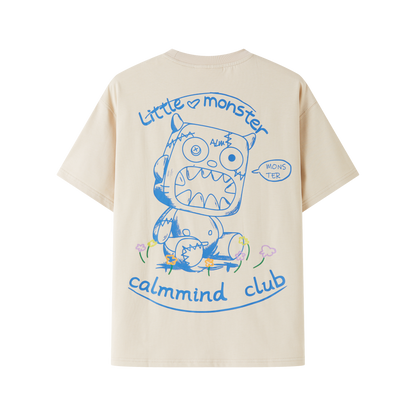 "Dream Monster" pencil hand-drawn T-shirt