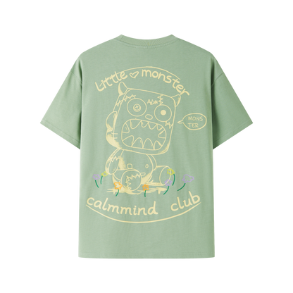 "Dream Monster" pencil hand-drawn T-shirt