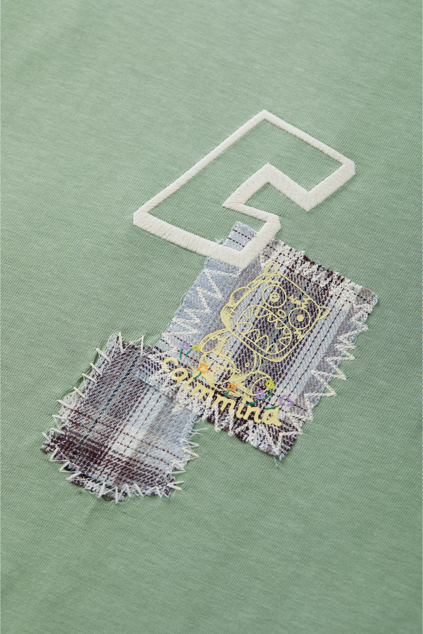 "Dream Monster" pencil hand-drawn T-shirt