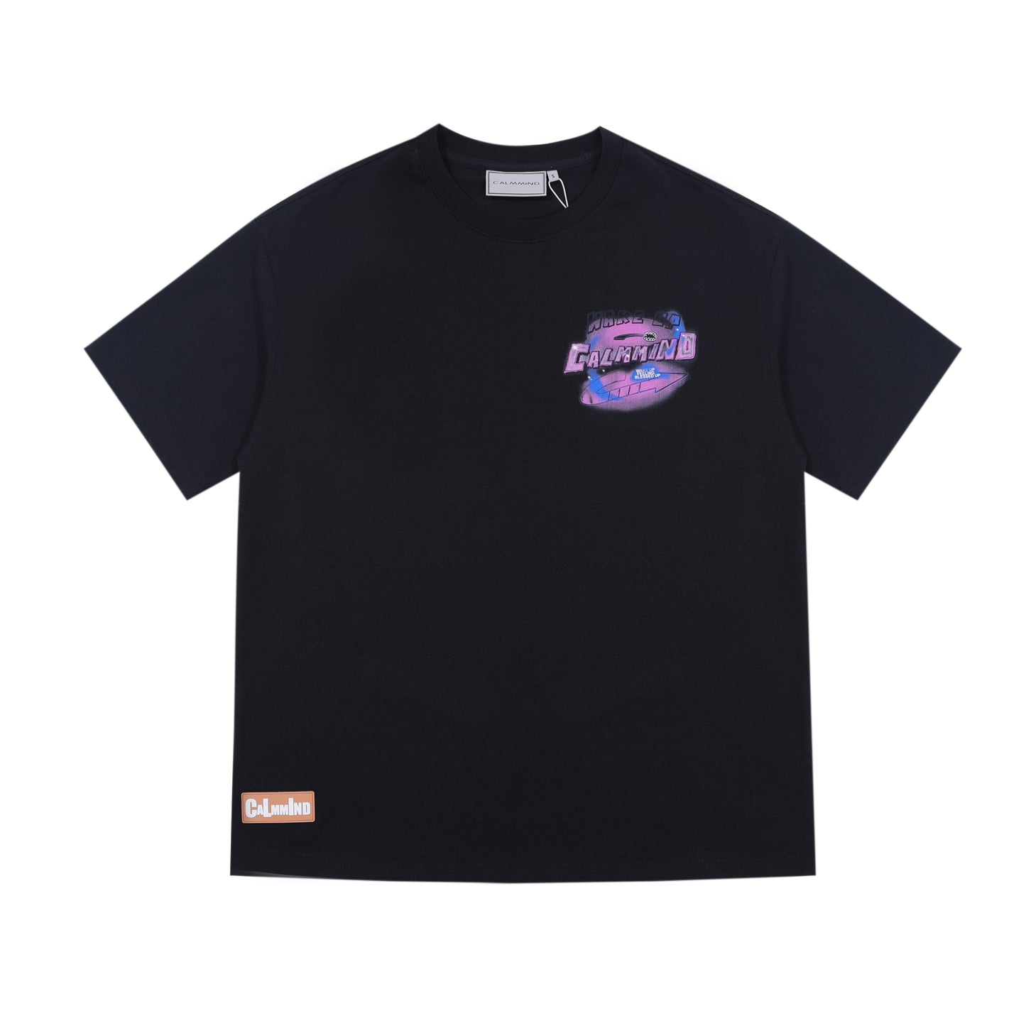 Neon hand-painted T-shirt