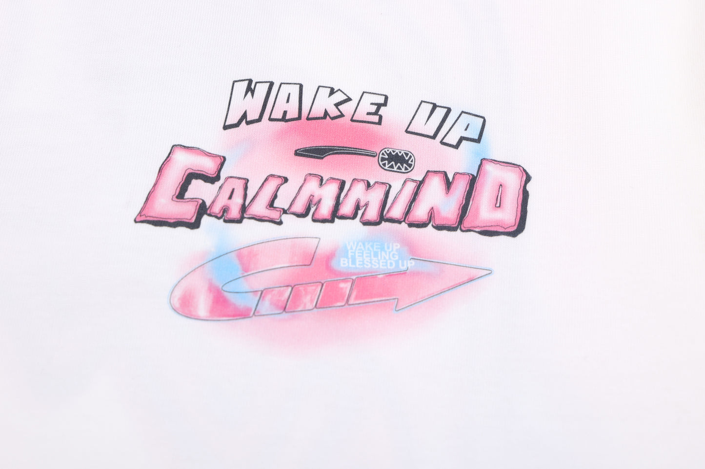 Neon hand-painted T-shirt