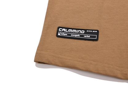 Rotating letter patch T-shirt