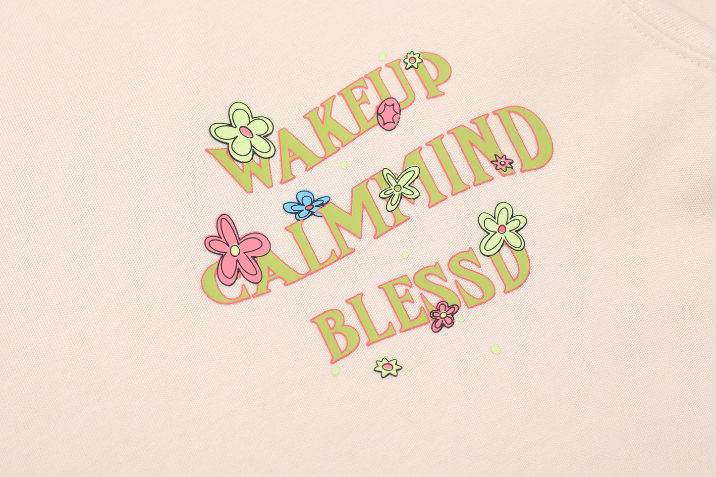 Flag letter flower T-shirt