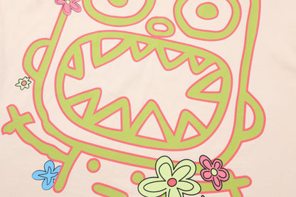 Flag letter flower T-shirt