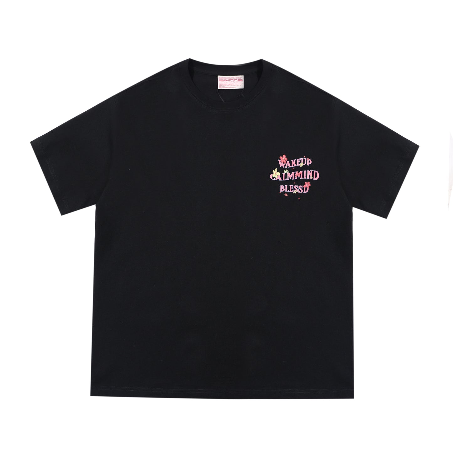 Flag letter flower T-shirt