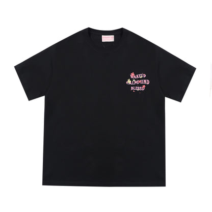 Flag letter flower T-shirt