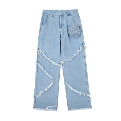 Little Monster Wash Woolen Jeans