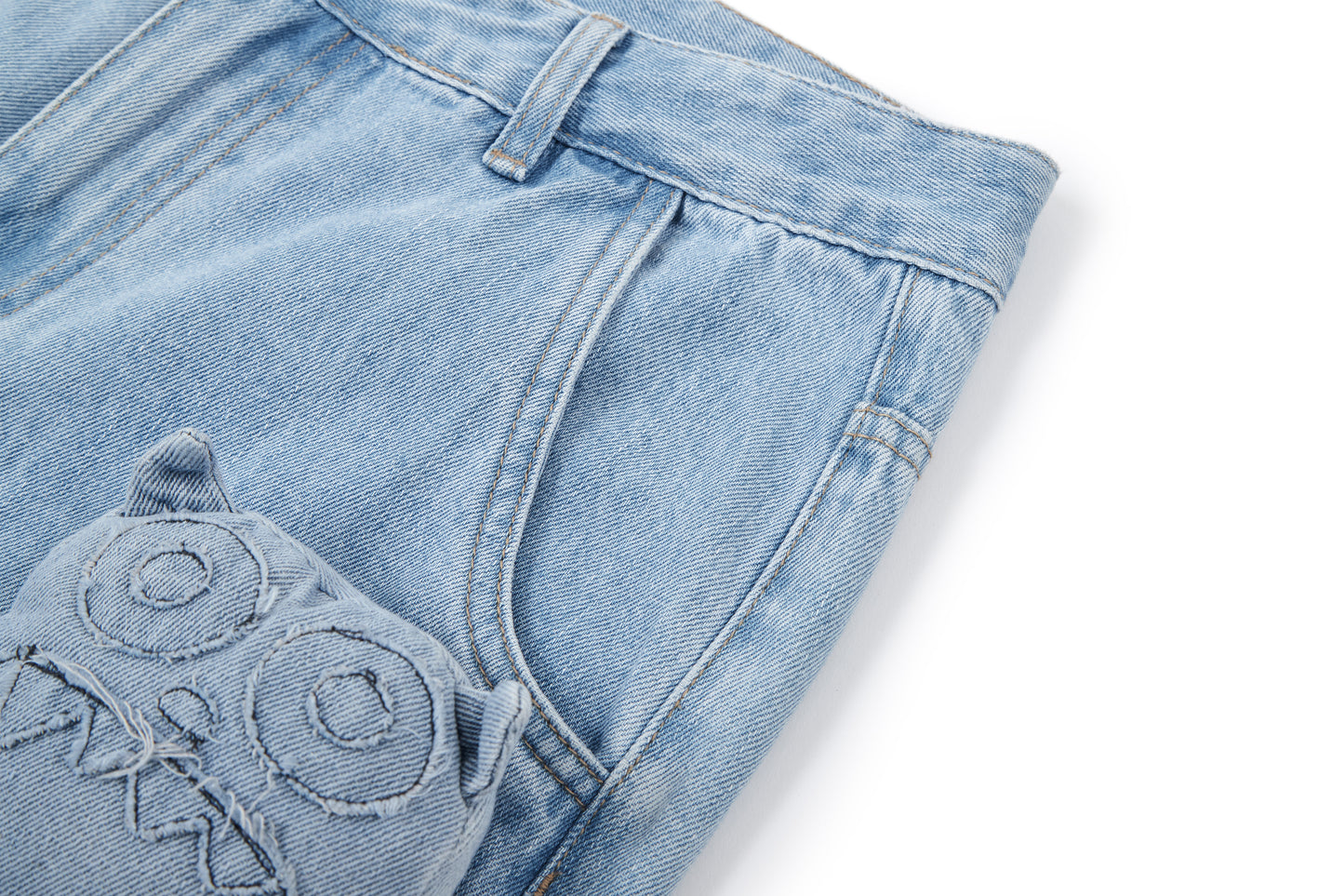 Little Monster Wash Woolen Jeans