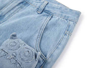 Little Monster Wash Woolen Jeans