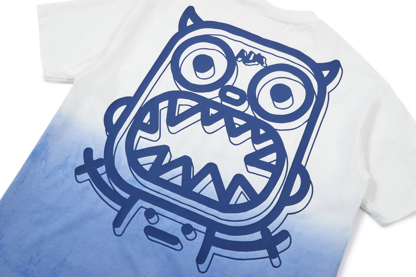 Collision color suspension screen T-shirt