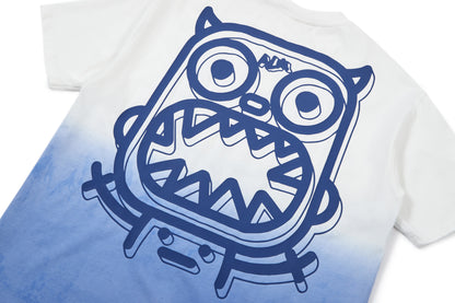 Collision color suspension screen T-shirt