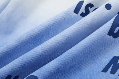 Collision color suspension screen T-shirt