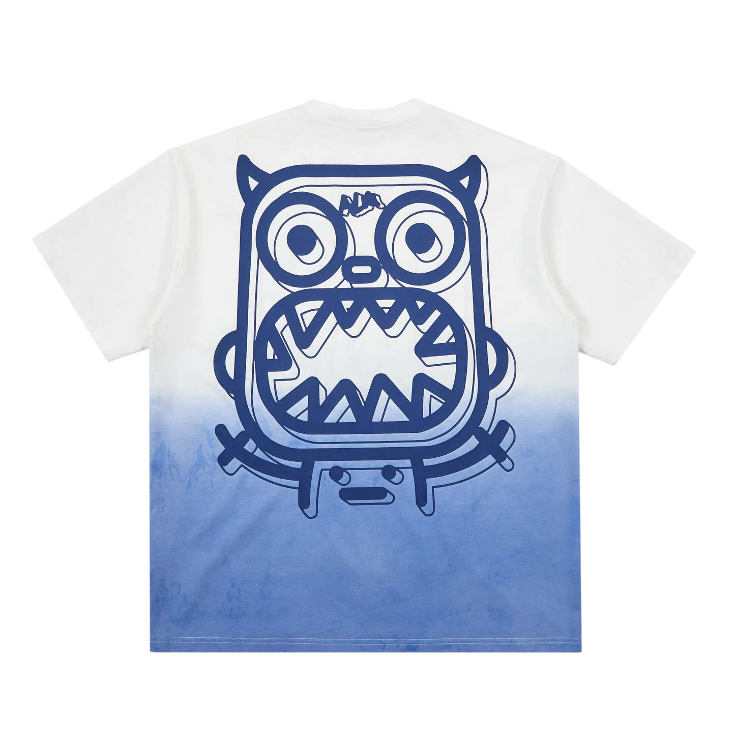 Collision color suspension screen T-shirt