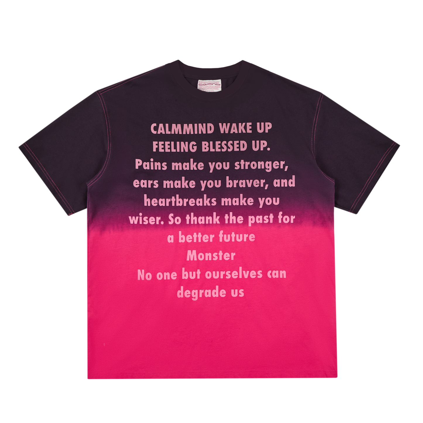 Collision color suspension screen T-shirt